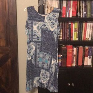 Westbound cold shoulder dress